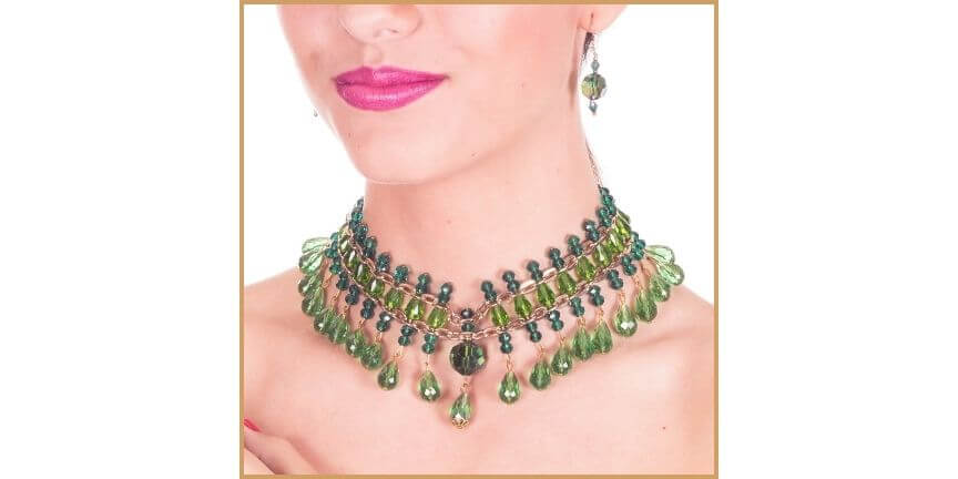 Collares de cuentas de fiesta para mujer exclusivos de piedras naturales y plata. Ónix, hematite, aventurina, perlas, madreperla, nácar, cuarzo, jade, ágata, amatista, lapislázuli, cristal , ojo de gato.