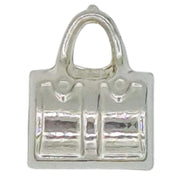 Charm plata maleta-bolso colgante 10 mm de ancho. Ideal para combinar con una cadena de plata o colgar de una pulsera de plata.